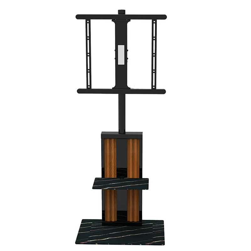 MODERN SLIM TV FLOOR STAND WITH SHELFSKER TV STAND PRODUCTS