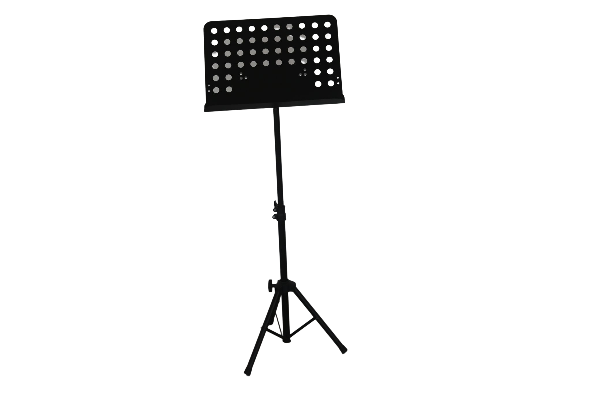 Furnishings Portable, Height Adjustable Metal Music Sheet Stand, Black
