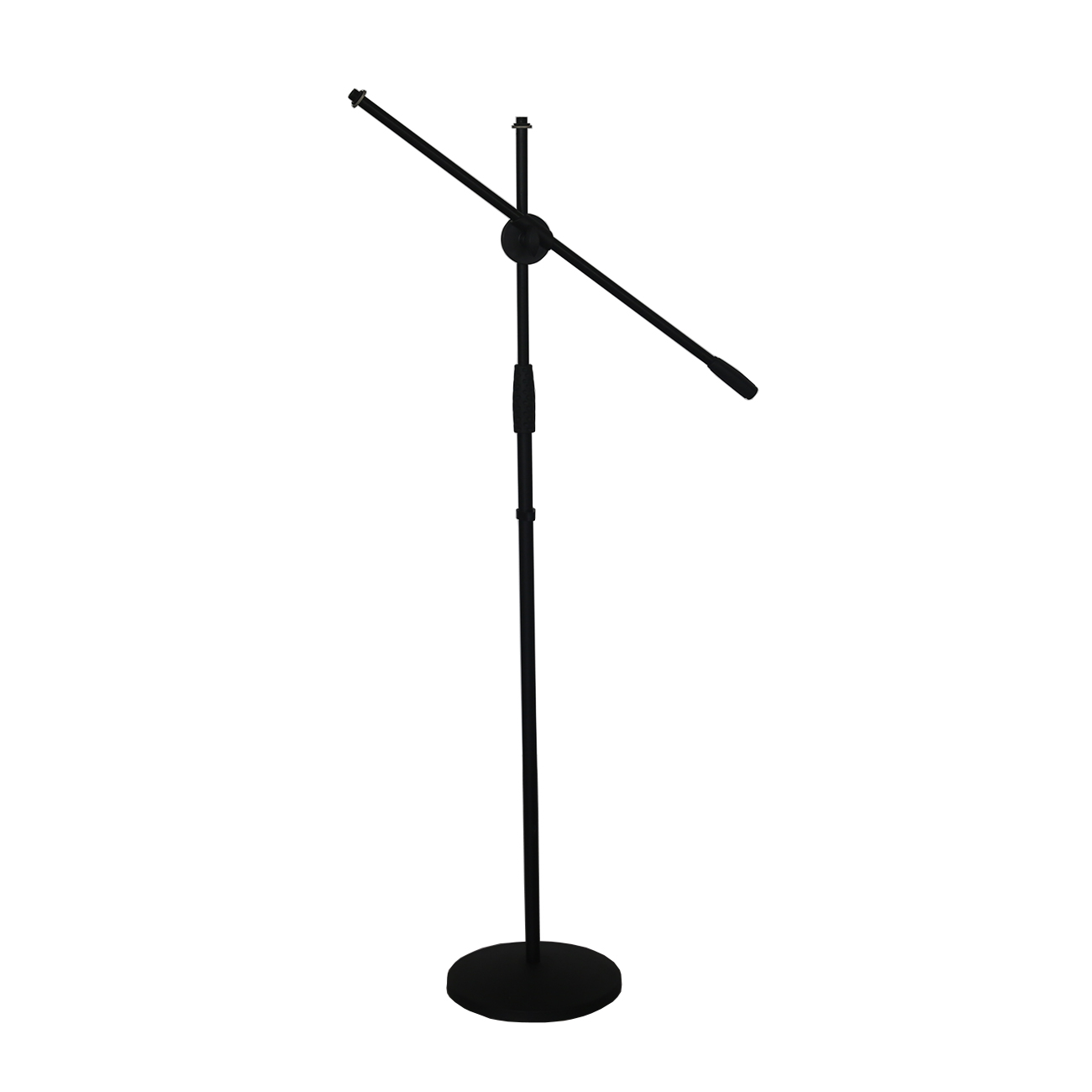 Microphone stand with telescoping boom and weight round base NINGBO