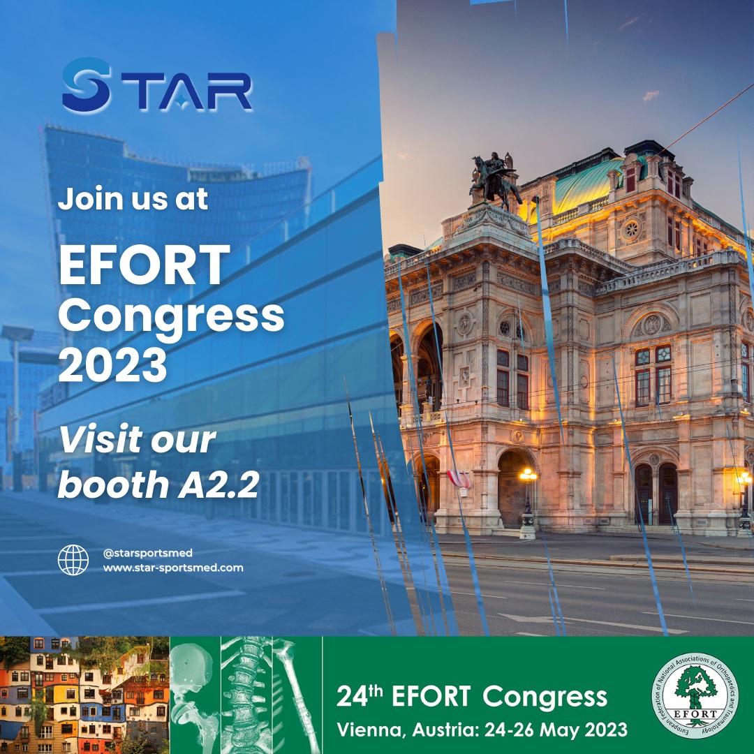 Visit us at EFORT 2023 STAR Sports Medicine Star Sports Medicine