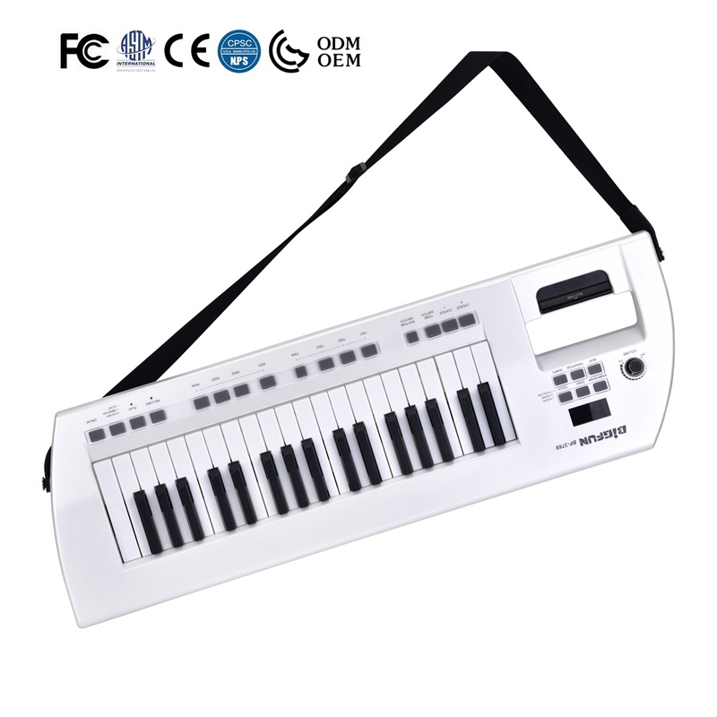 Computer Keyboard Keytar 37 Keys Portable Electronic Keytar with Belt- Aiqian Electronic Technology