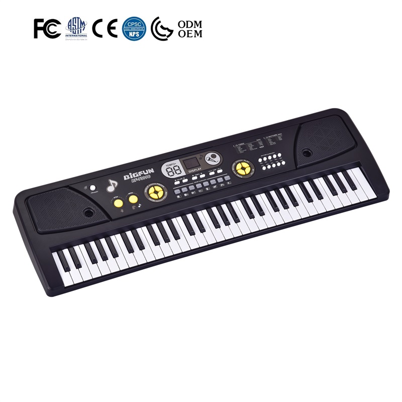 Electronical Keys Examples 61 Keys Electronic Keyboard with LED Display- Aiqian Electronic Technology