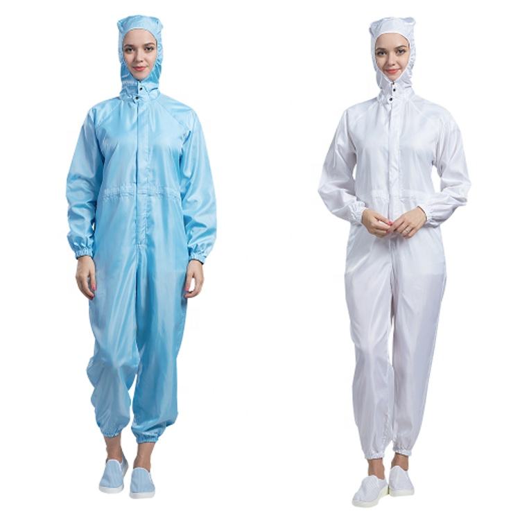 Cleanroom anti static clothing esd coverallShanghai Hanyang Clean Technology