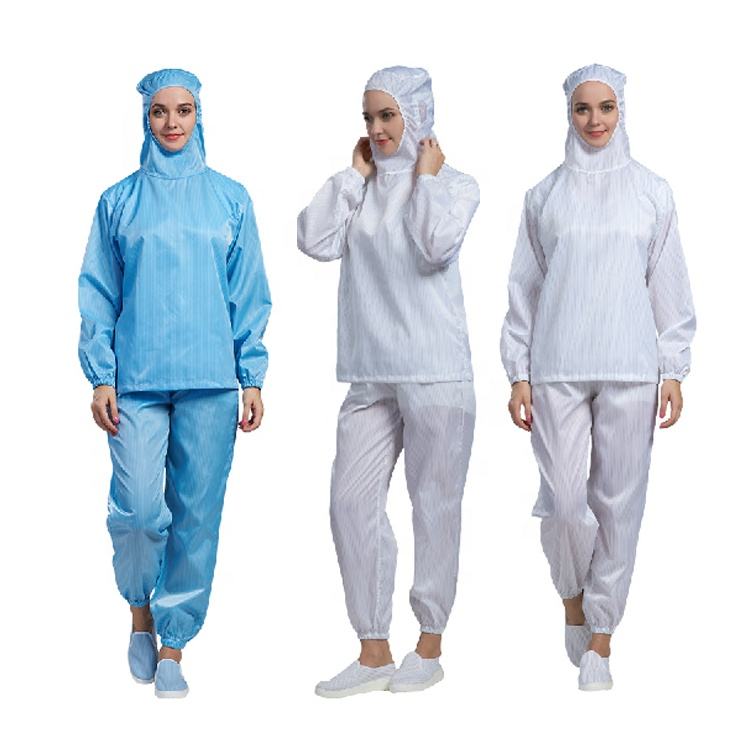 Cleanroom suit antistatic clothes esd clothingShanghai Hanyang Clean Technology