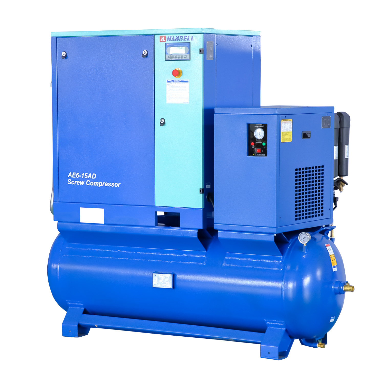 AE6AT/AD series oil injected allinone screw air compressorShanghai