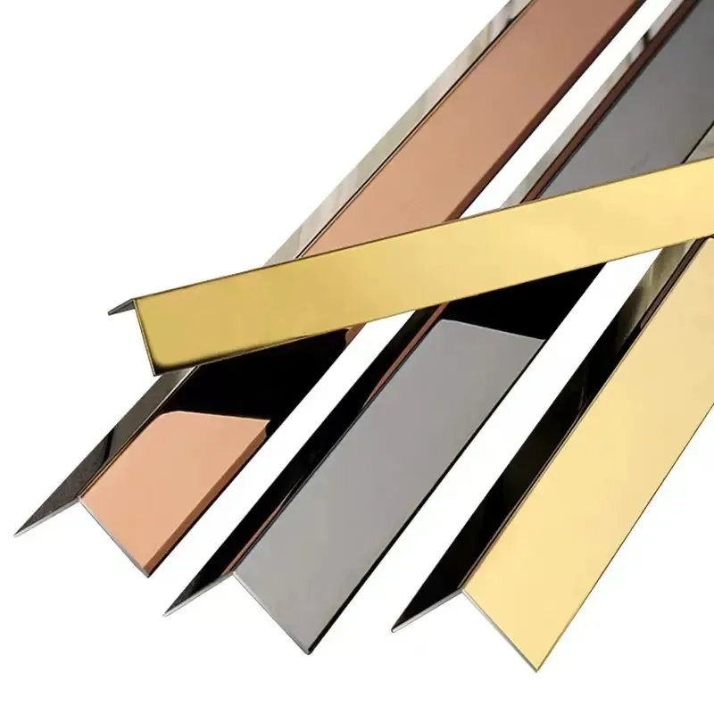 L Shape Tile Trim Matt Black Stainless Steel Tile Trims Edge Stainless