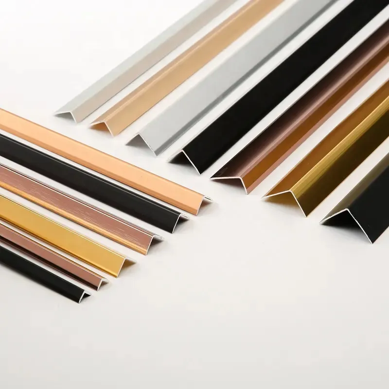 L Shape Tile Trim Matt Black Stainless Steel Tile Trims Edge Stainless