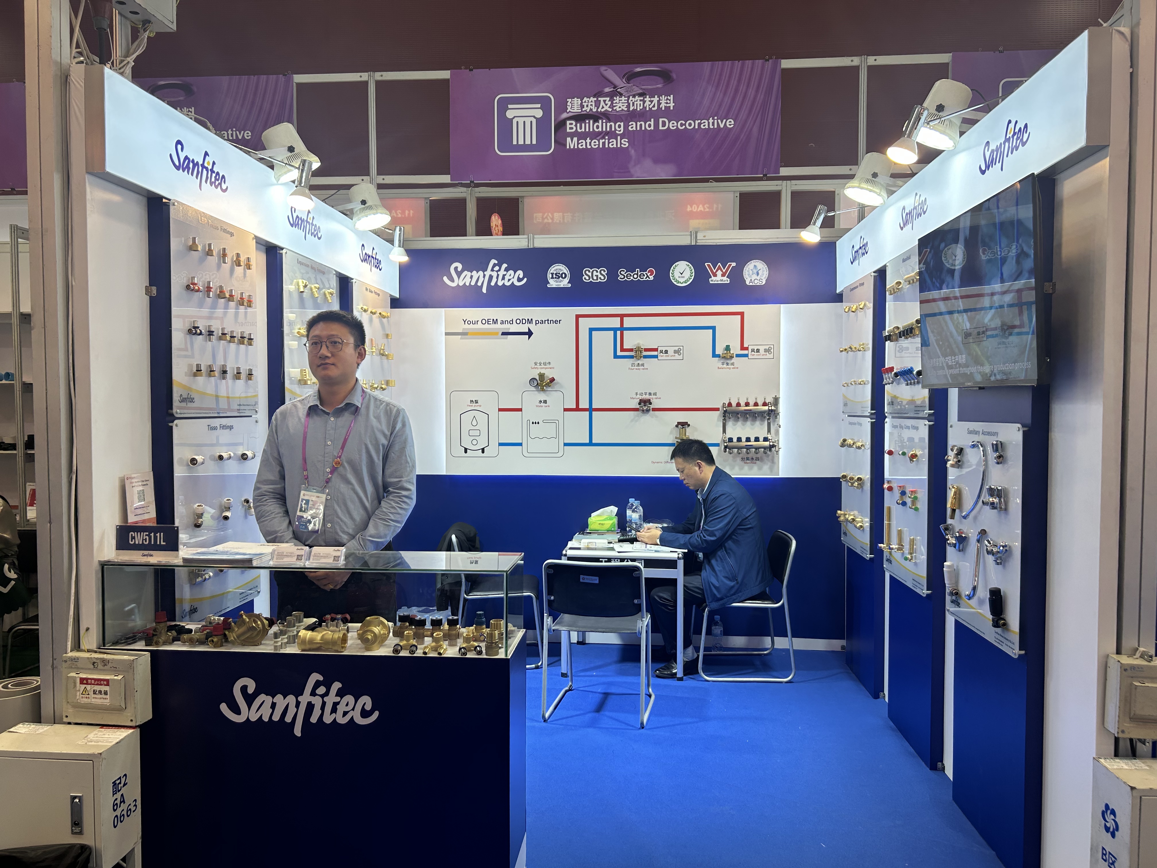C36500 brass press fitting,sanfitec