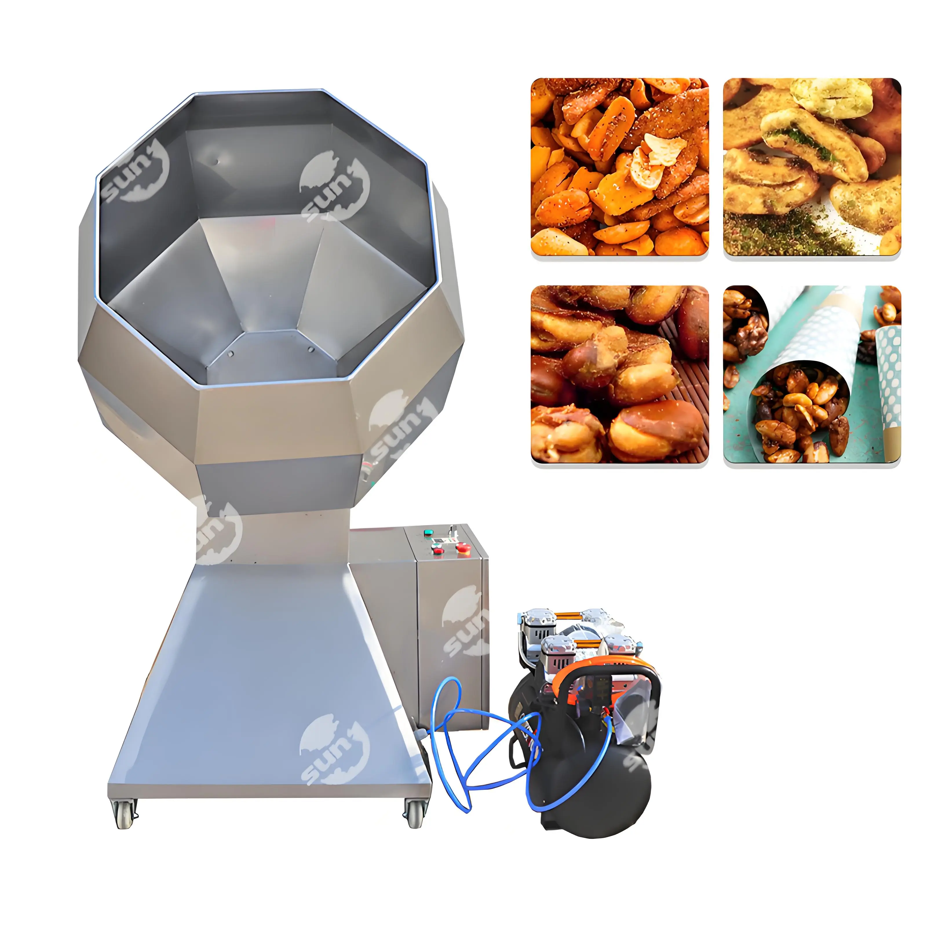 Small Automatic Continuous Nut Roasting Machine | Efficient Roaster ...