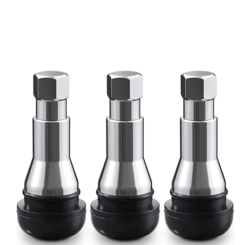 300 Pack TR413 Snap-in Tubeless Tire Valve Stems - V-PRO Brand, Bulk Replacement Valves