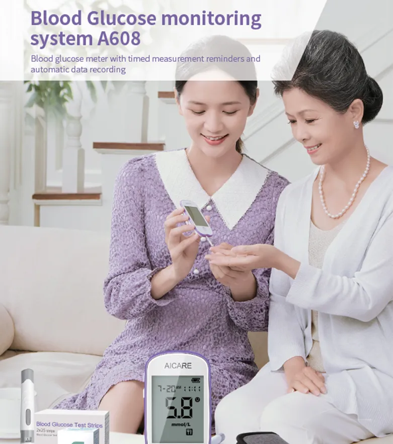 Blood Glucose Meter,Sphygmomanometer,Infrared ThermometerAICARE