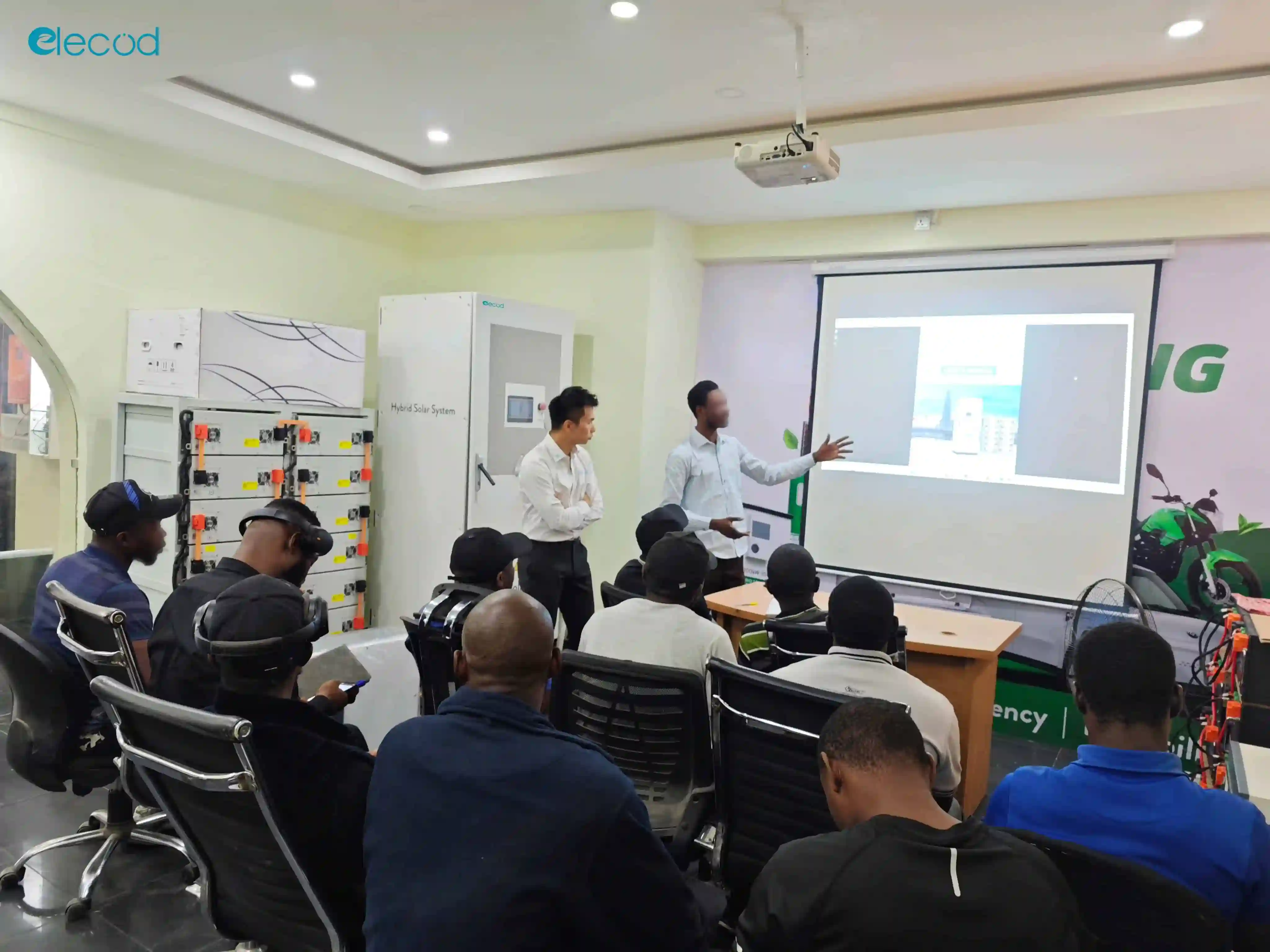 Elecod did a products training for Nigerian customers.jpg