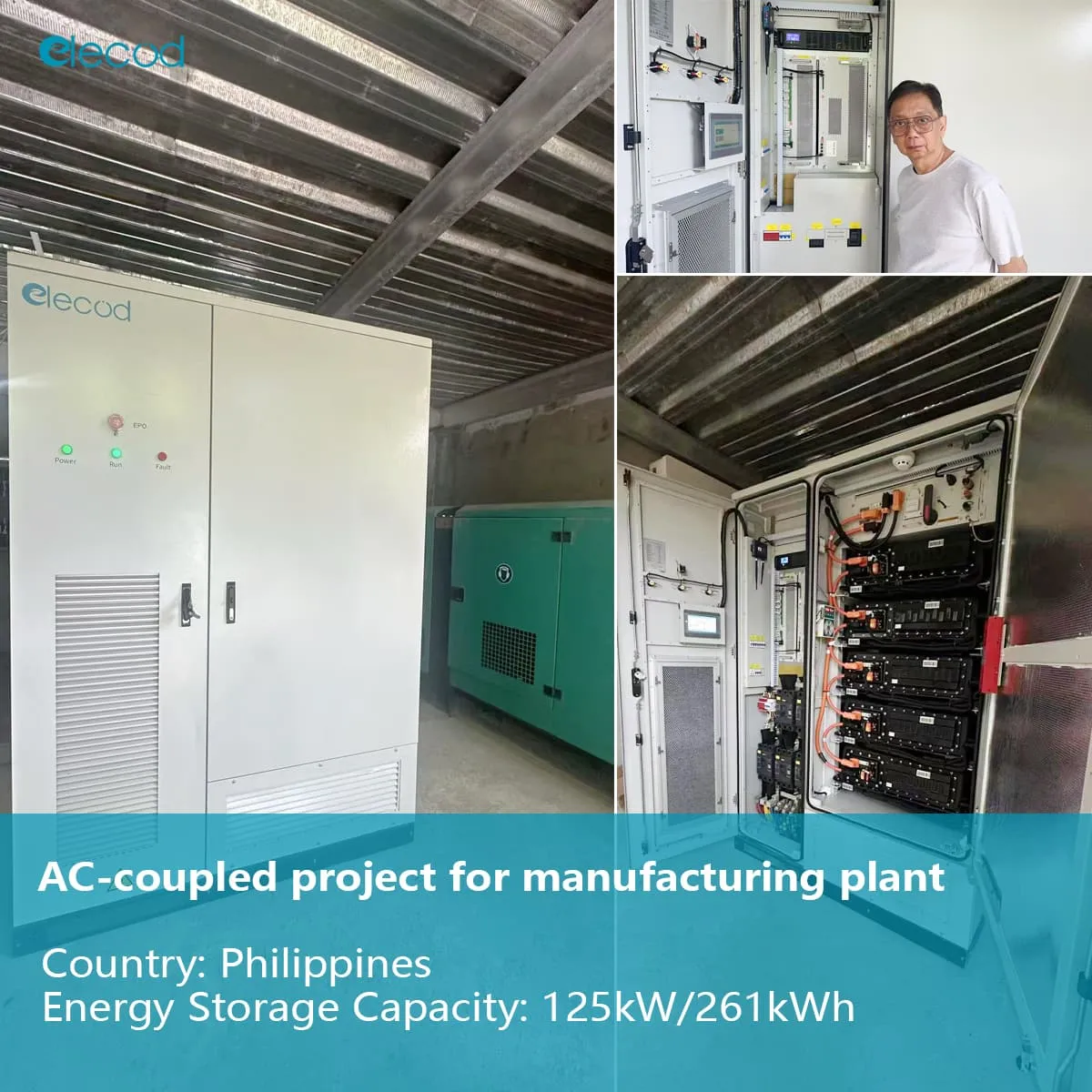 Elecod 125kW261kWh solar energy storage system project in Philippines.jpg