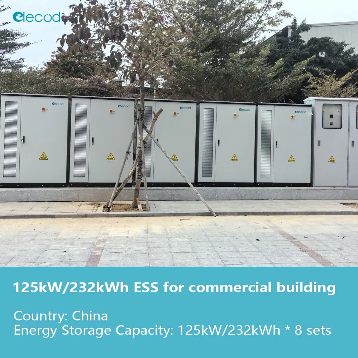 Elecod 125kW 232kWh energy storage system for commercial building.jpg