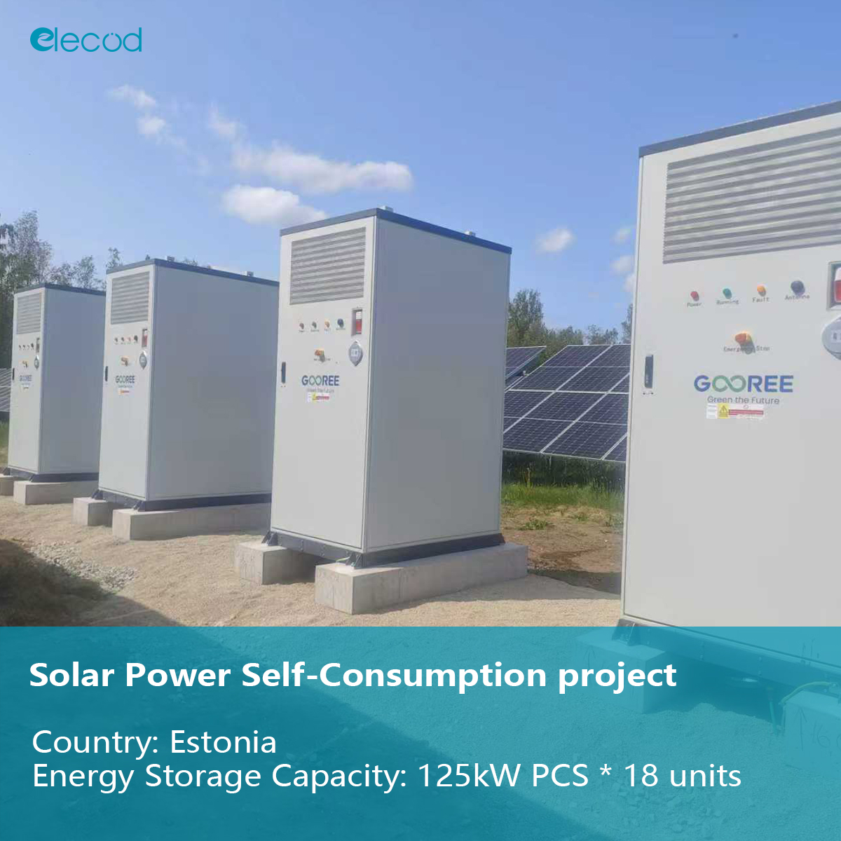 Elecod 18 units of 125kW PCS project in Estonia for solar power self-consumption.jpg