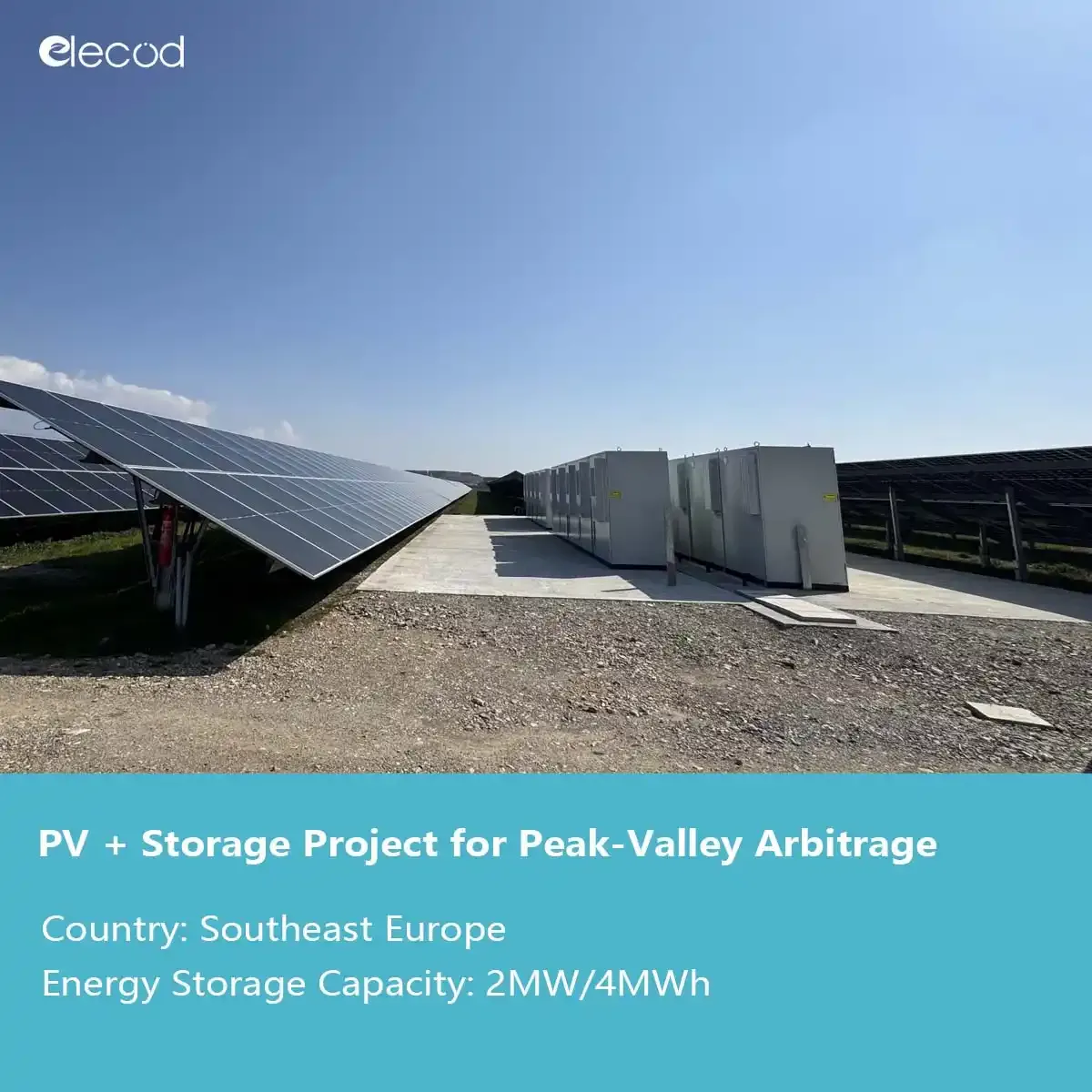 Elecod 2MW 4MWh C&I Outdoor BESS Cabinet for Peak-Valley Arbitrage in Southeast Europe.jpg