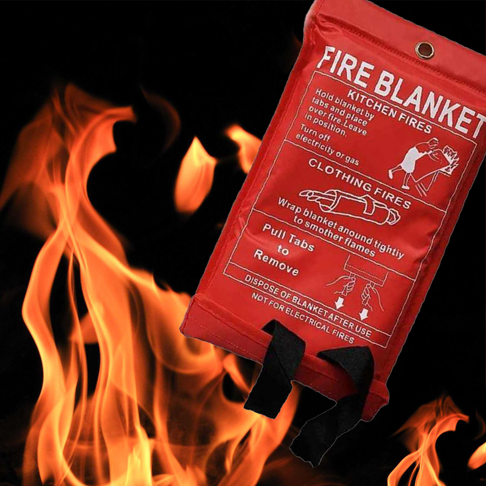 Fireproof Safety Emergency Fire Blanket - Ultimate Protection for Fire ...
