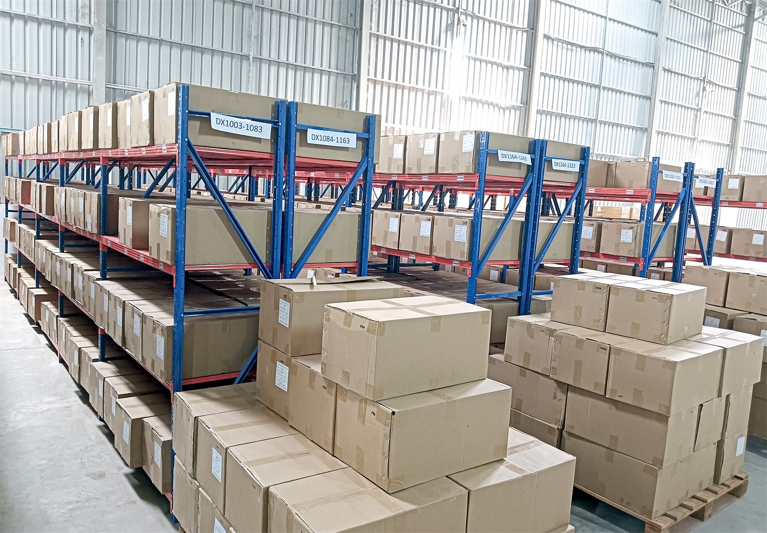 The products been storage in different area base different species