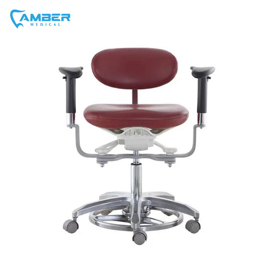 Foot Controlled Medical Ergonomic Dental Microscope ChairAmber