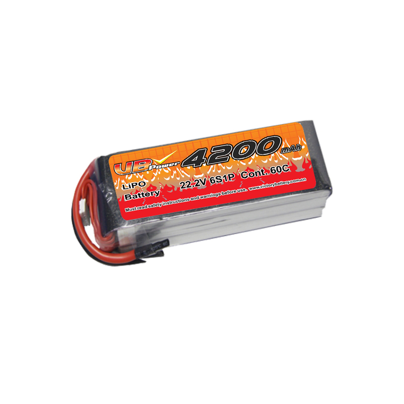 VBpower 4200mAh 60C 6S 22.2V RC Model Li-PO Battery-Victory Battery