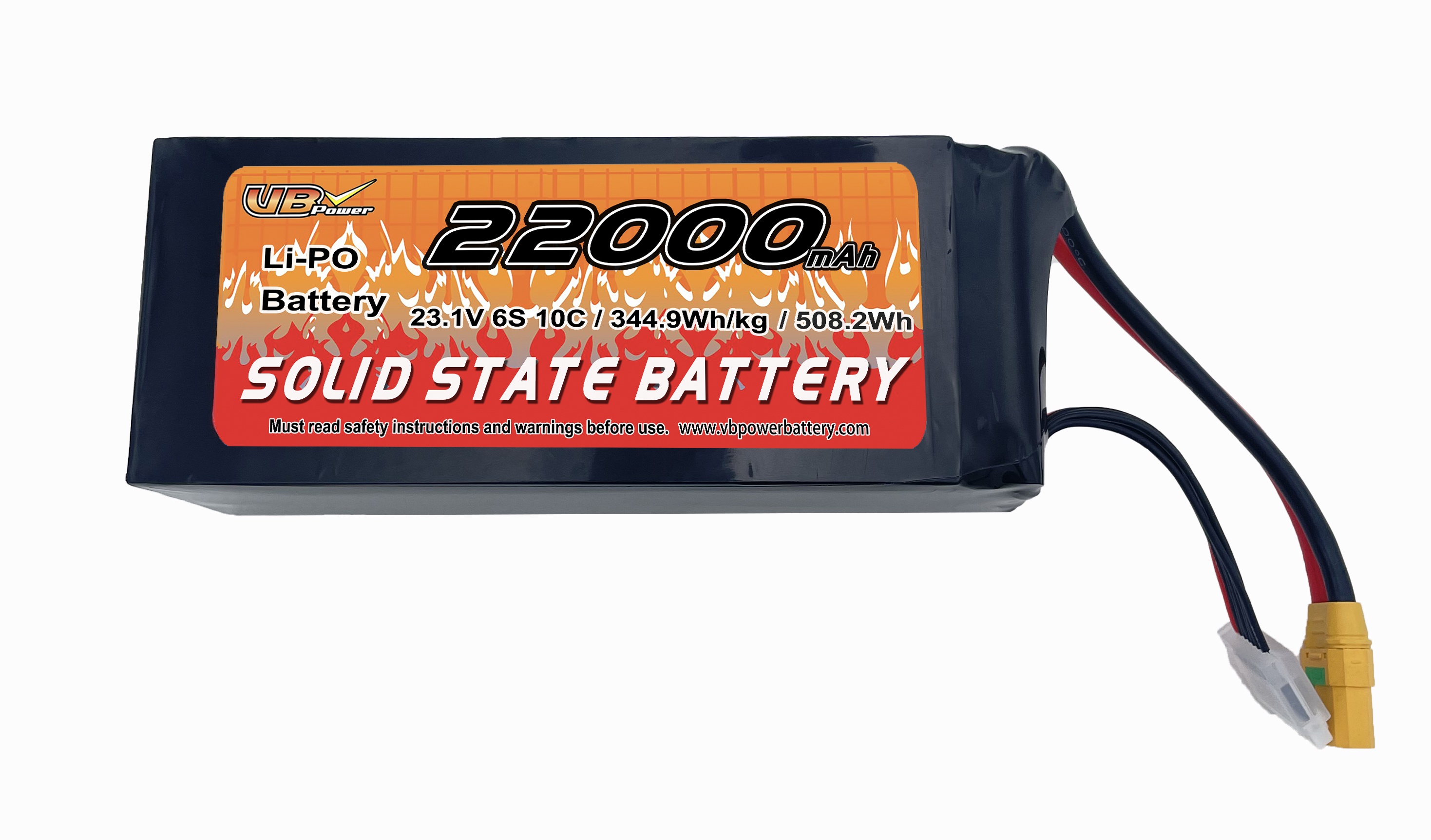 VBpower High Energy Density Solid State Battery 6S 23.1V 22000mAh Li-Po ...