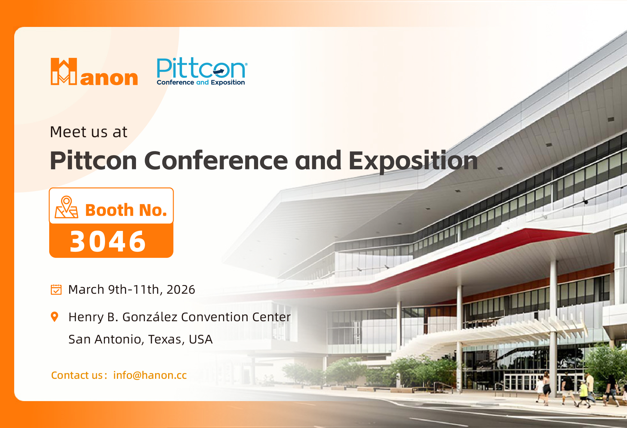 Explore Hanon’s Chemical Instruments at Pittcon Booth 3046 in March 2026