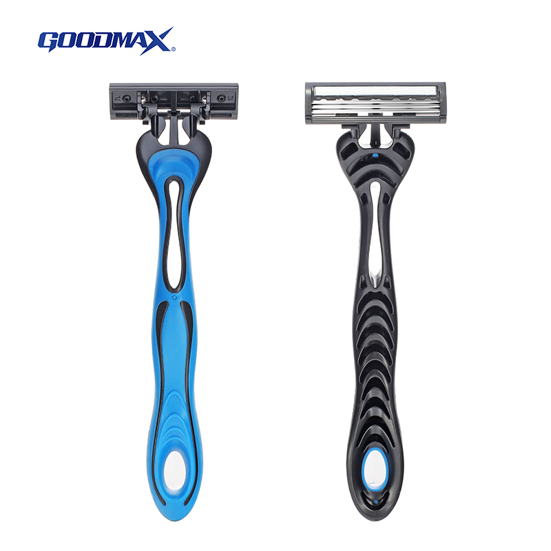 Comfortable Grip Triple Stainless Steel Blade Men's Disposable Razor ...