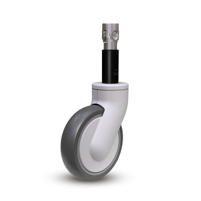 398 Series Rhombus Aluminum Die Cast Central Locking Caster-Colson Casters