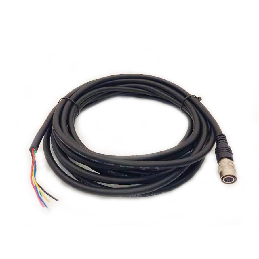 Industrial camera cable：Industrial camera power cable HR10A 6P molded type-OPEN（A10-00641XXX-X2）.jpg