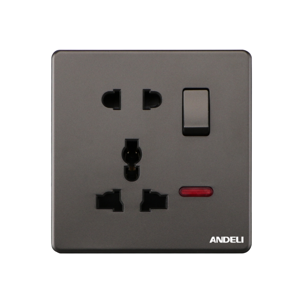 Delta 5 Pin Switched Socket with Neon Gray.jpg