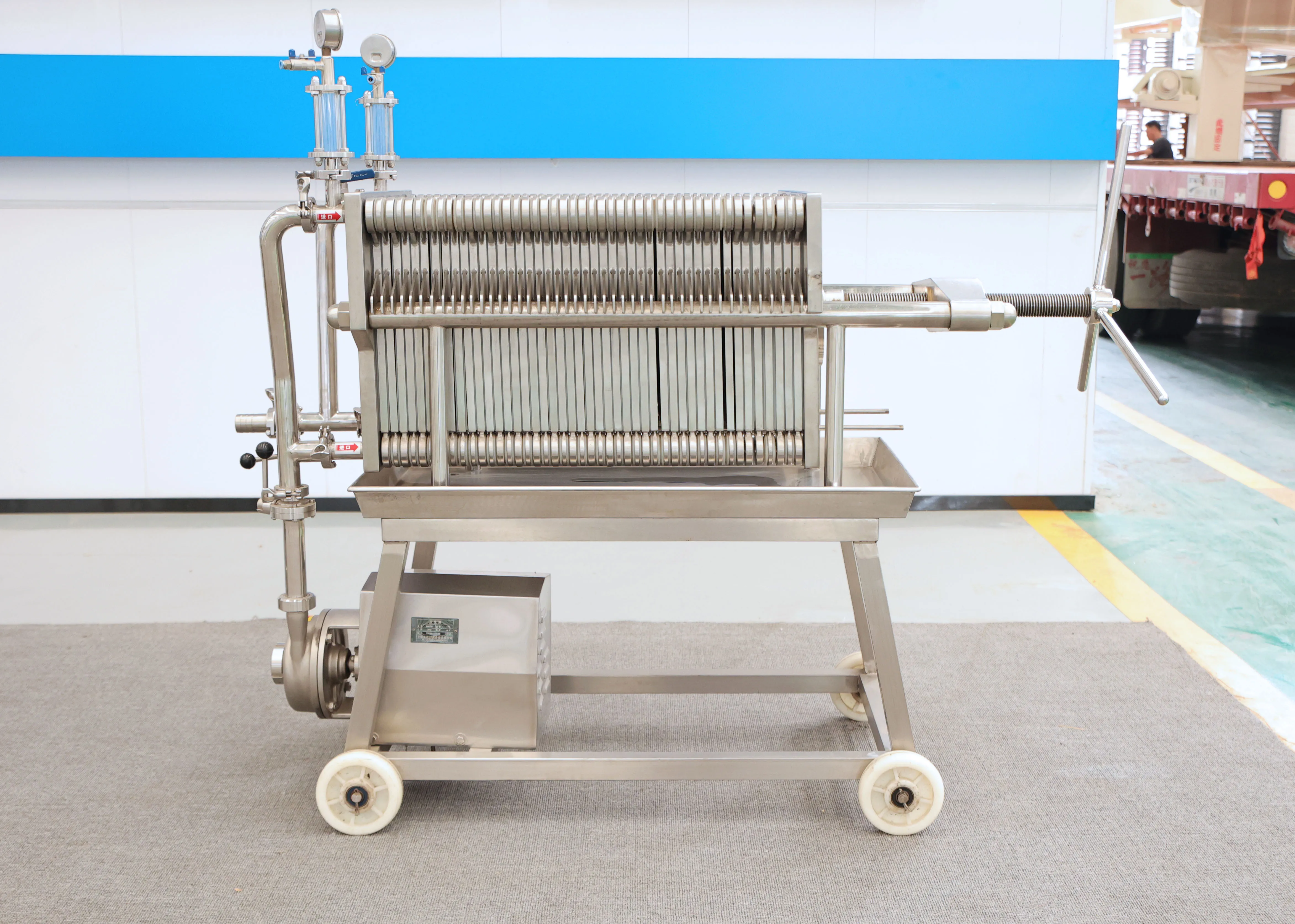 Máquina de filtro de chapa e estrutura de aço inoxidável 1.jpg