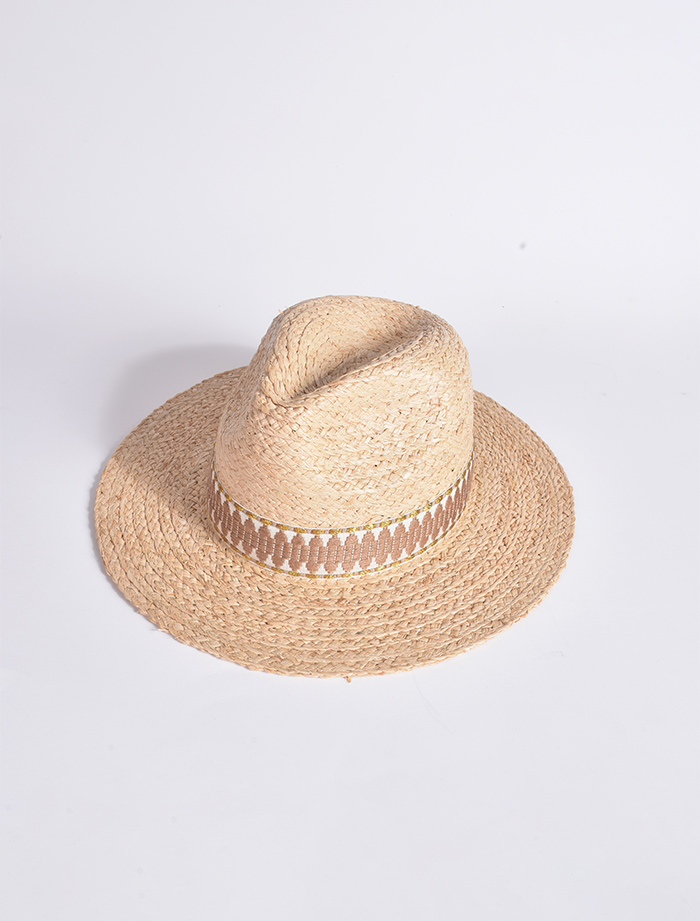 Raffia Natural Twist Panama Hat main image 1