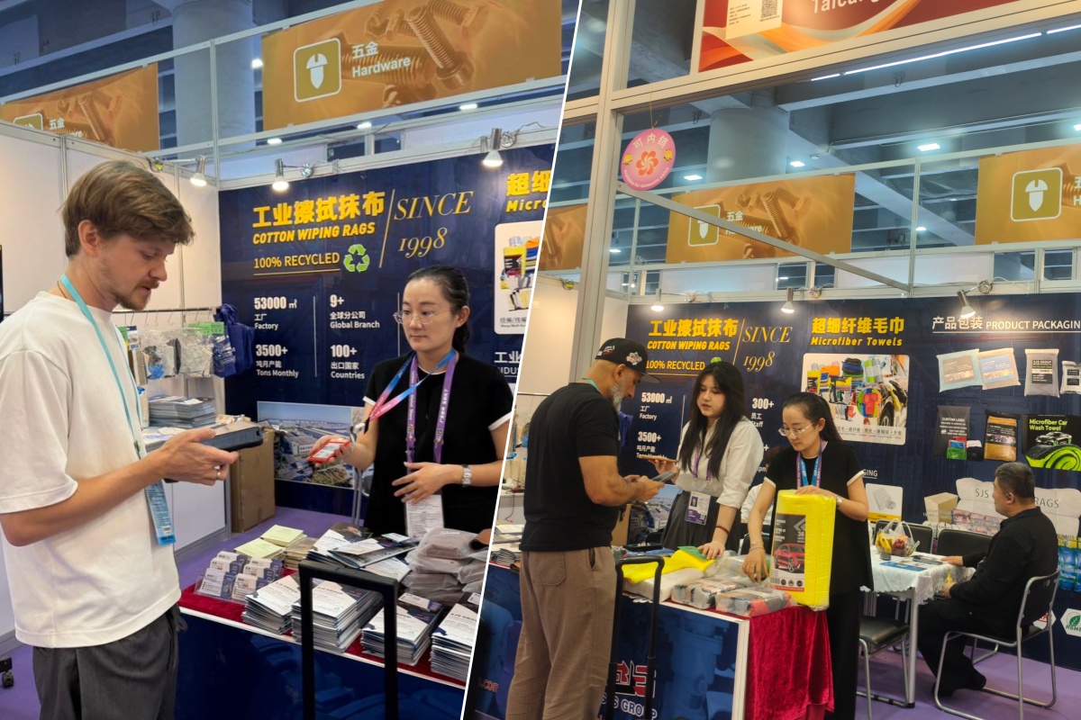sjs-group-canton-fair-phase-1-client-meeting-wiping-rags.jpg