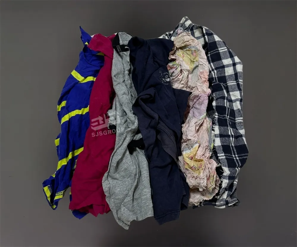 Grade B White T-Shirt Cotton Rags | Recycled Industrial Rags