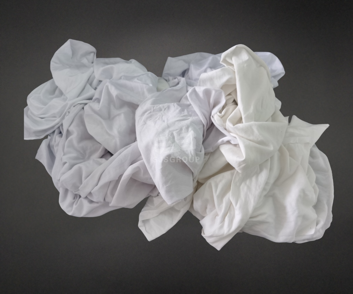 New White Industrial Cotton Rags | Regular Size Absorbent Rags