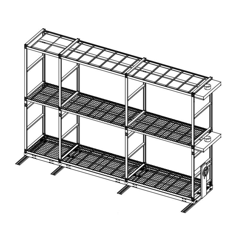 Wire Mesh Light Duty Plant Growing Mobile Racks-Jeanter Office Furniture