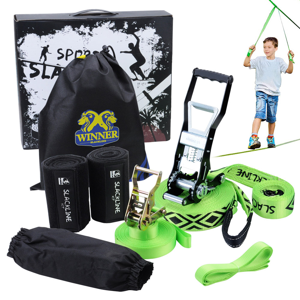 High Quality Slackline Kit - Premium Slacklining Equipment for Ultimate ...