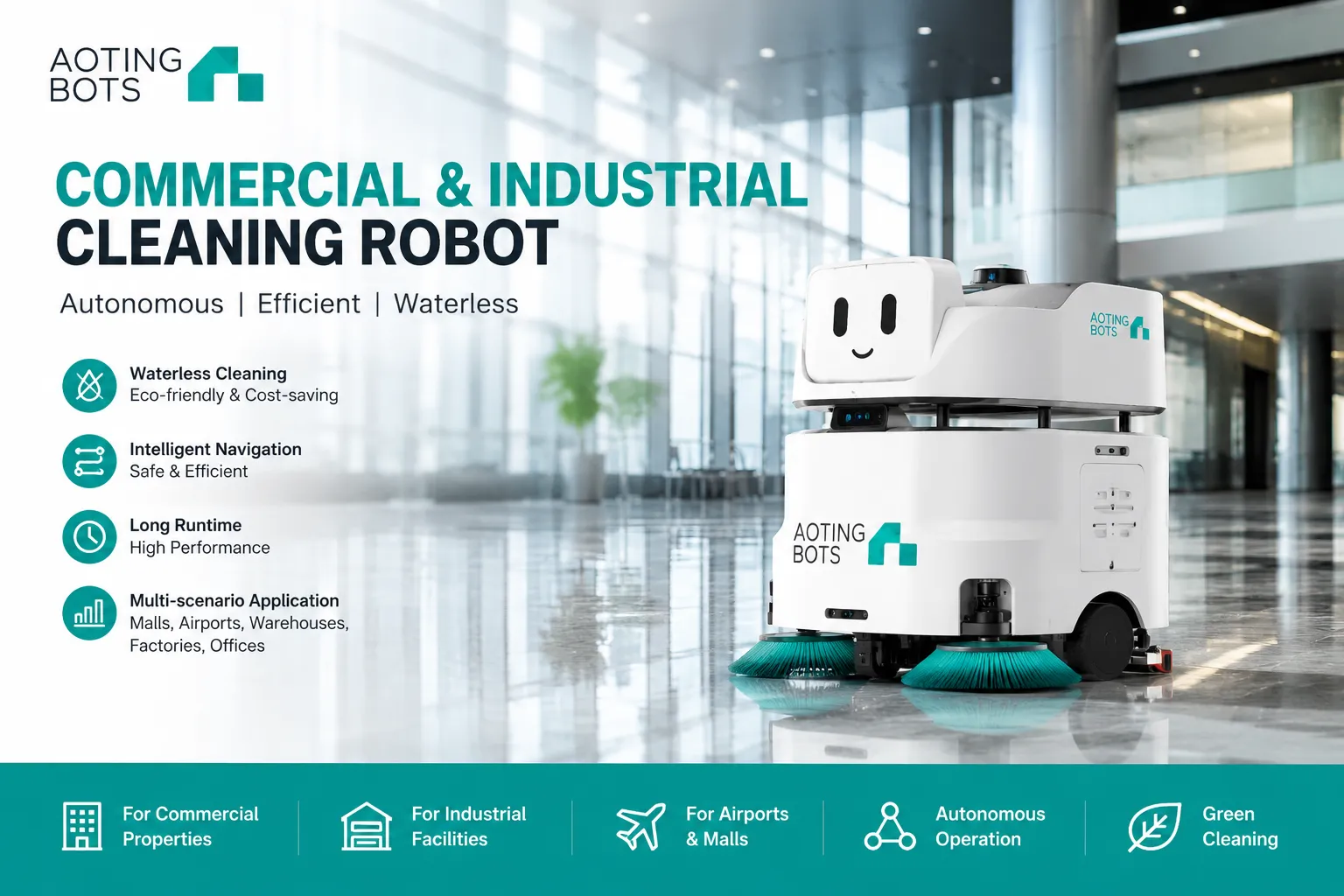 logistics center cleaning robot