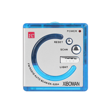 OEM LOGO Portable square shape mini pocket fm radio with belt buckle.jpg