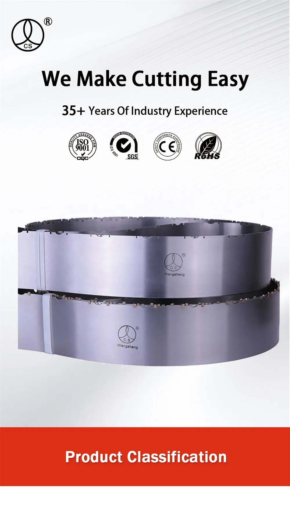 This is a display picture of a gang saw blade.