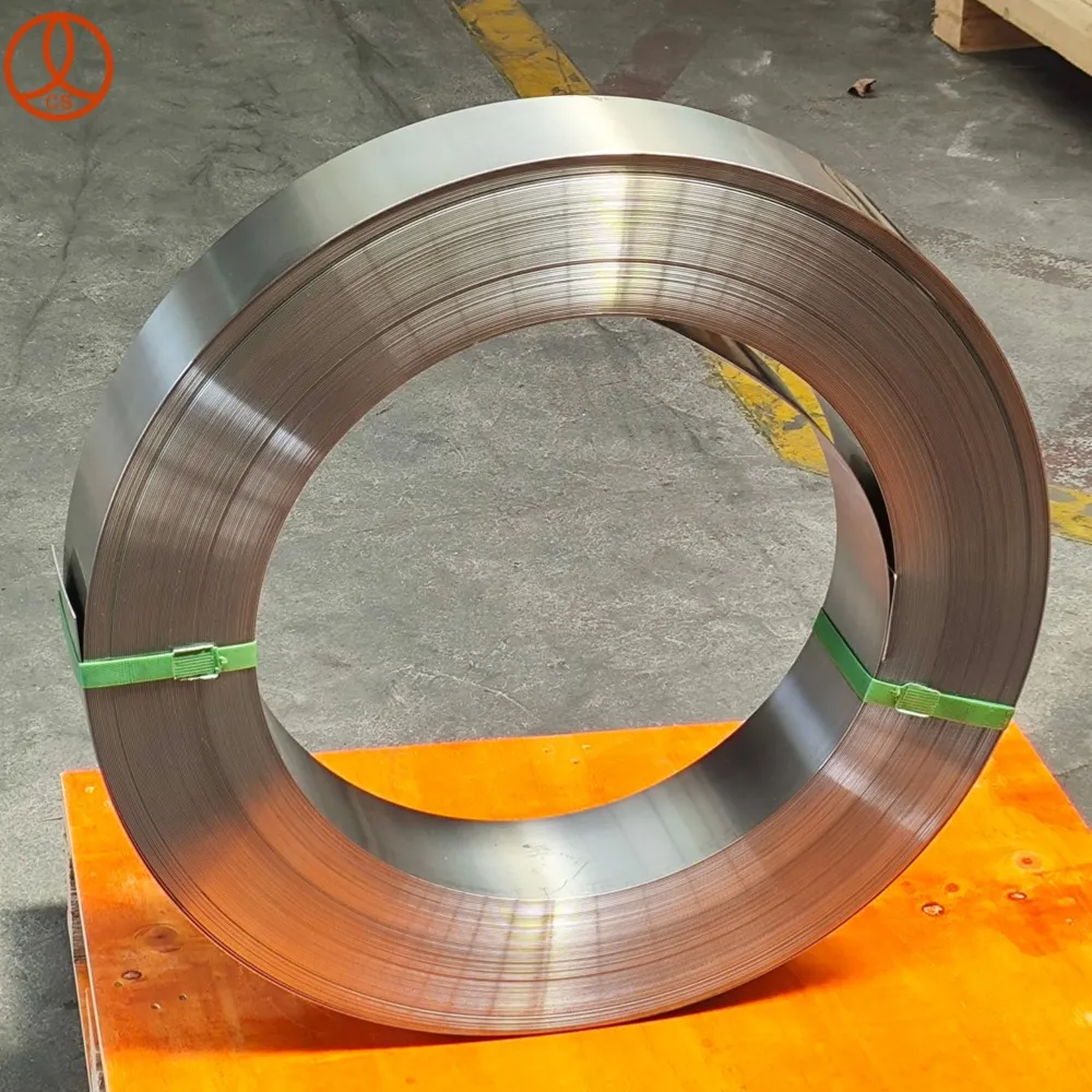 This is a real scene photo of carbon steel strip.