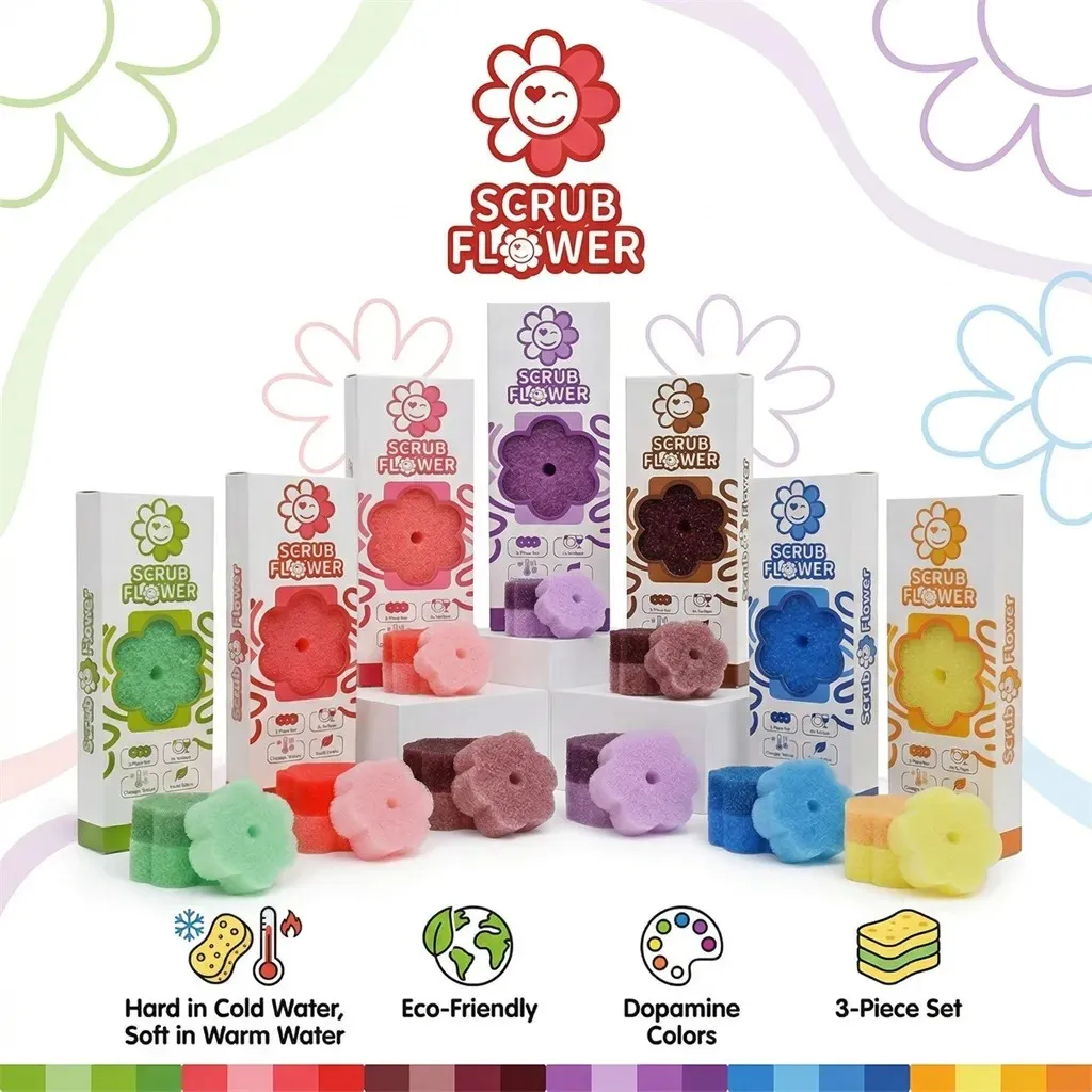 How Can Custom Packaging Turn Flower Scrub Cleaning Sponges into a Higher-Margin Retail Product