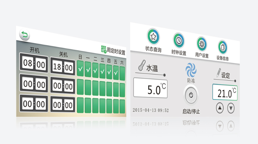 Intelligent touch screen controller