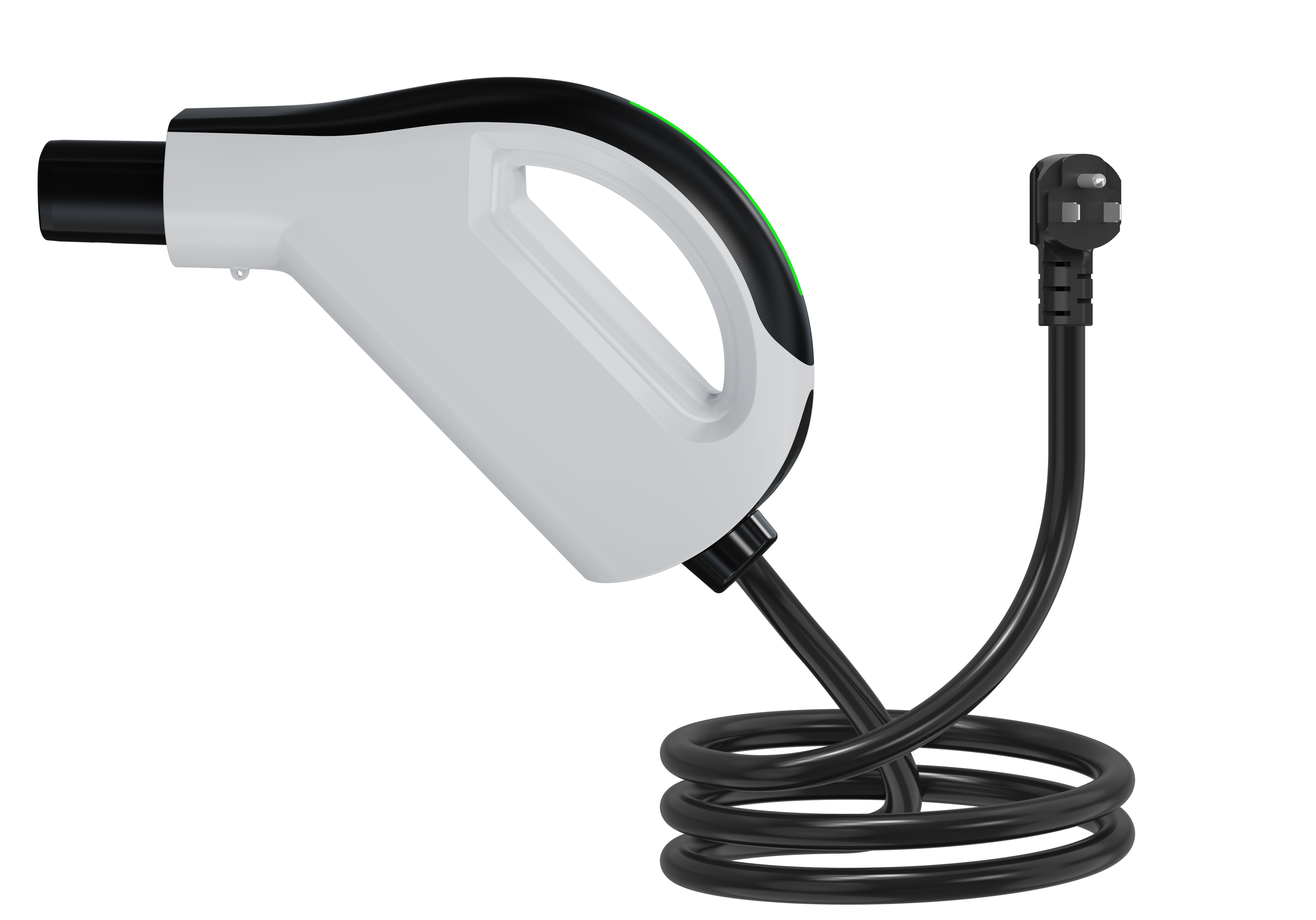 特斯拉一体式便携充电桩ZQ6 40A白色全景.png