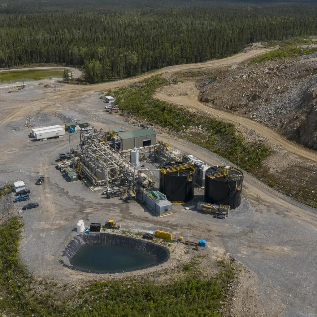 Junior gold mine CIP circuit in the Canadian Shield region, Ontario