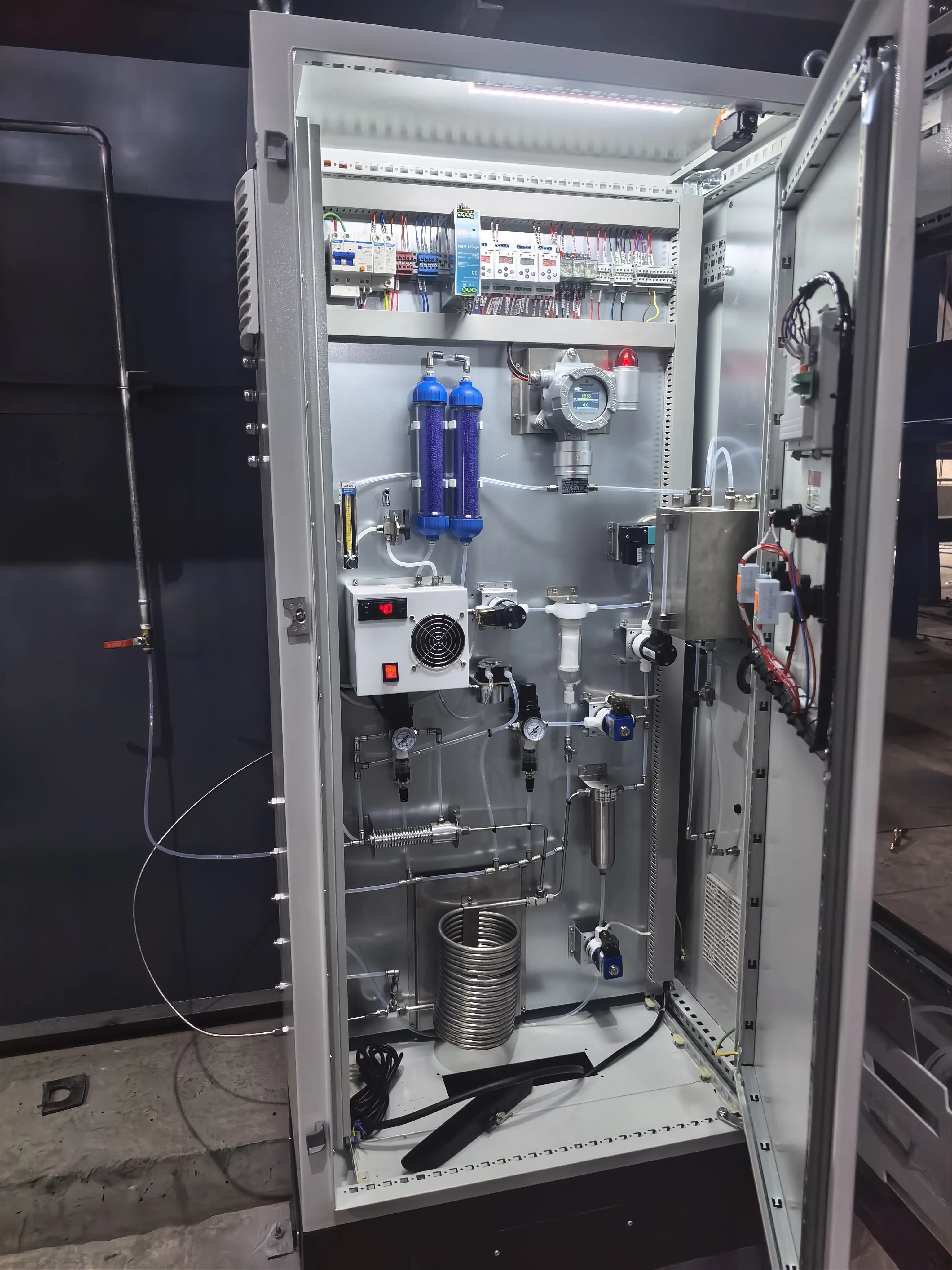 Skyeaglee Sample Gas Conditioning System for SO2 Online Monitoring in Industrial Plant