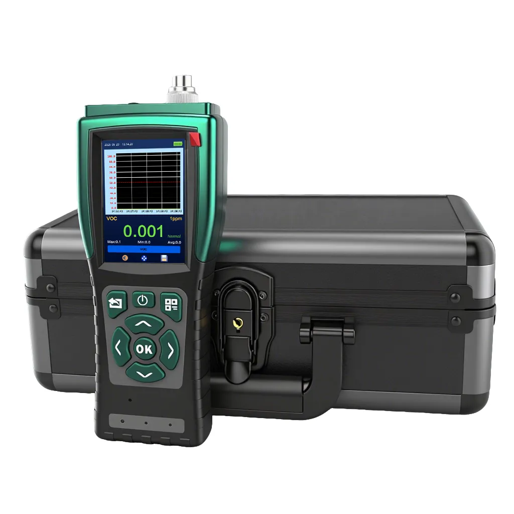 Aluminum alloy protective case full accessories for HNAG900 CH4 methane gas detector