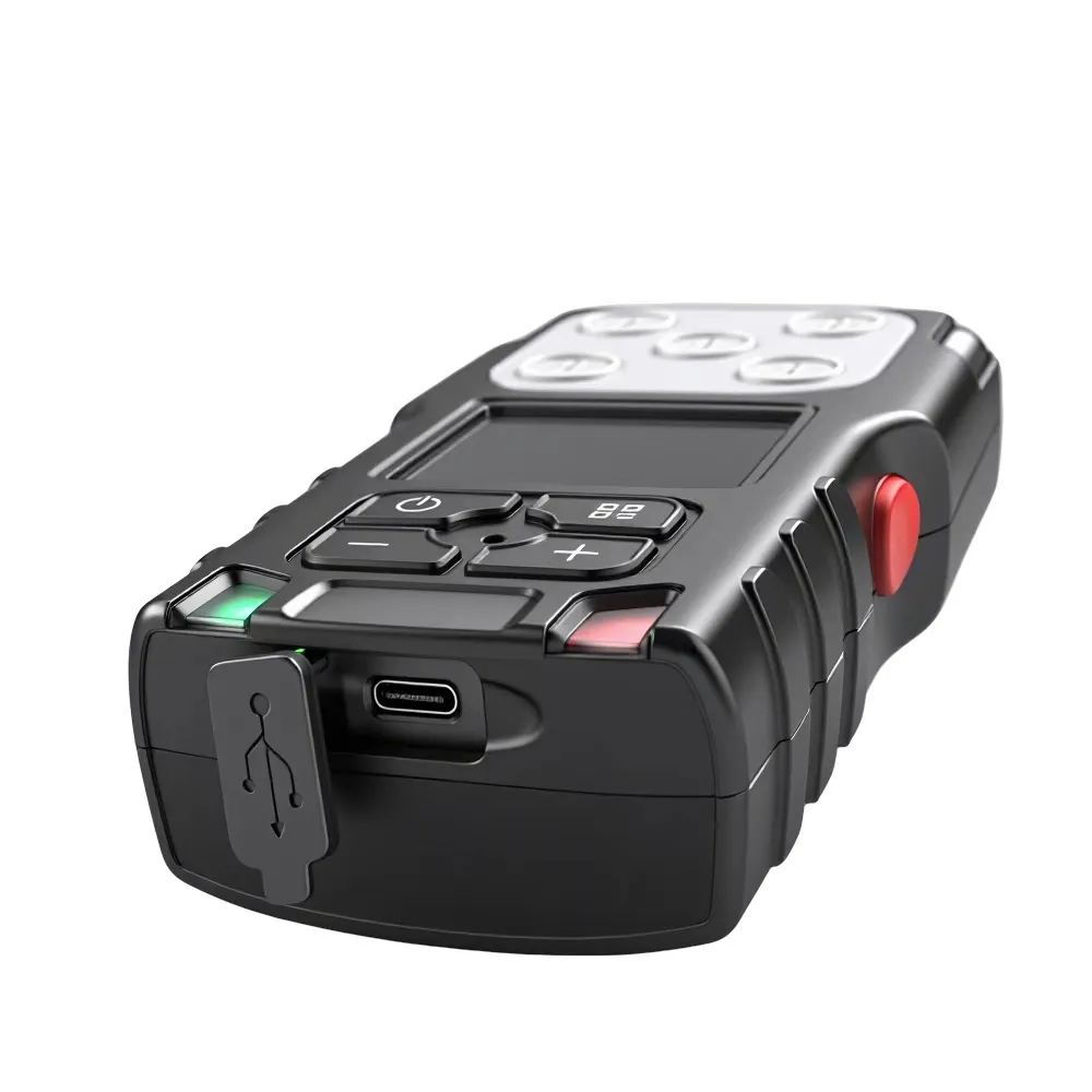 H2S gas detector Type-C USB charging port side structure view