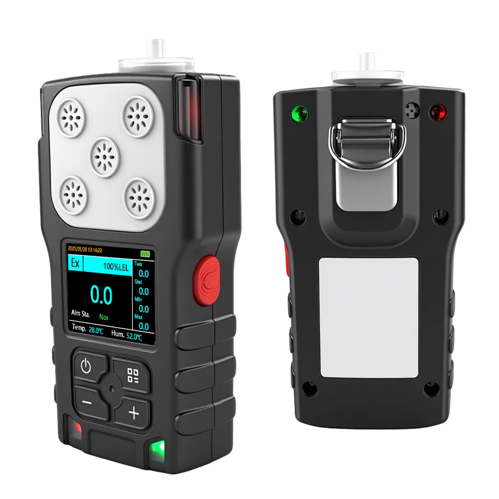 HNAG920-Ar Industrial Argon Gas Detector Front Back 3D Physical View