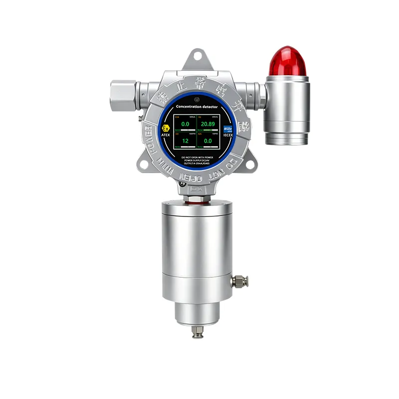 Fixed Pump-Suction 4-in-1 Gas Detector